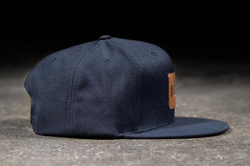 Men's Nobull Flat-Brim Snapback Hats Blue | SG Q2586M